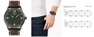 Tissot Men's Swiss Gent XL Brown Leather Strap Watch 42mm